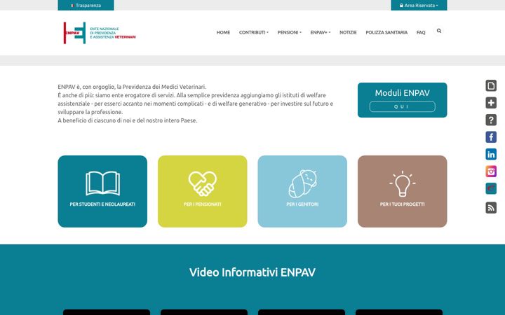Screenshot of enpav.it
