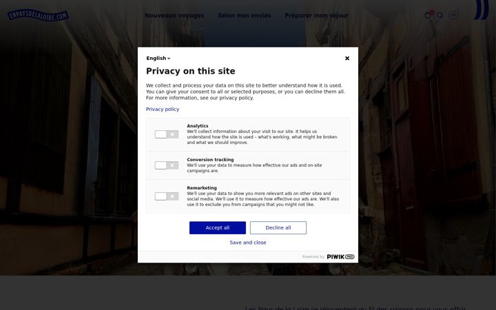 Screenshot of enpaysdelaloire.com