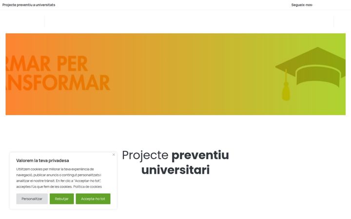 Captură de ecran a enplenesfacultats.org