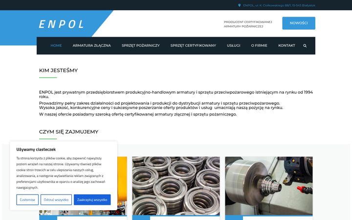 Screenshot of enpol.eu