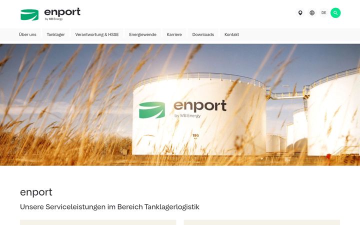Posnetek zaslona enport-mb.com