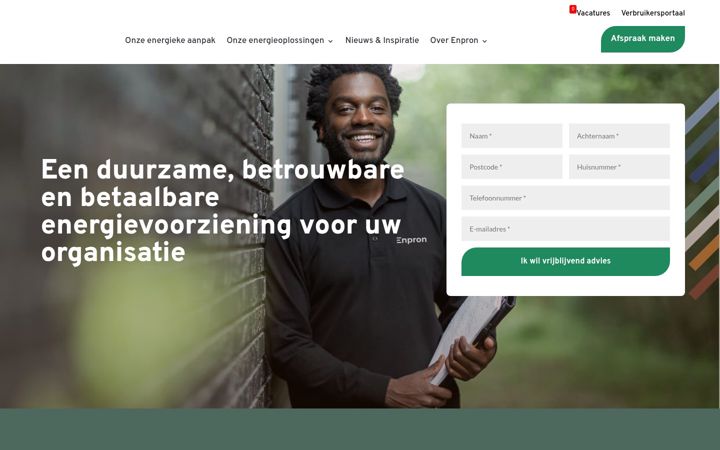 Ekrano kopija enpron.nl