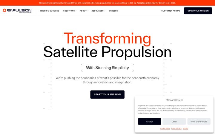 Screenshot of enpulsion.com