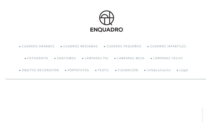 Screenshot of enquadro.es