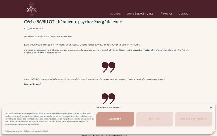Screenshot of enquetedesoi-cecilebarillot.fr