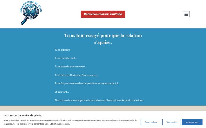 Screenshot of enqueteuredesens.com