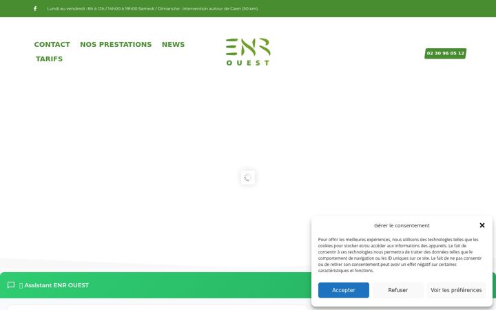 Screenshot of enr-ouest.fr