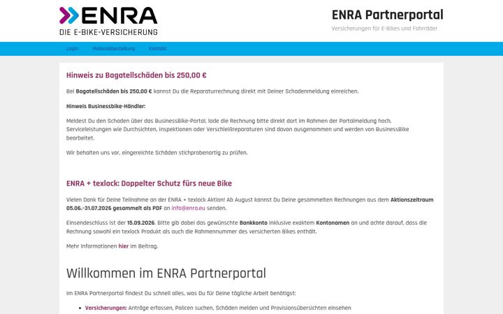 Screenshot of enraonline.de