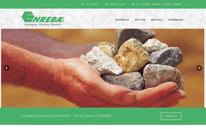 Screenshot of enreba.de