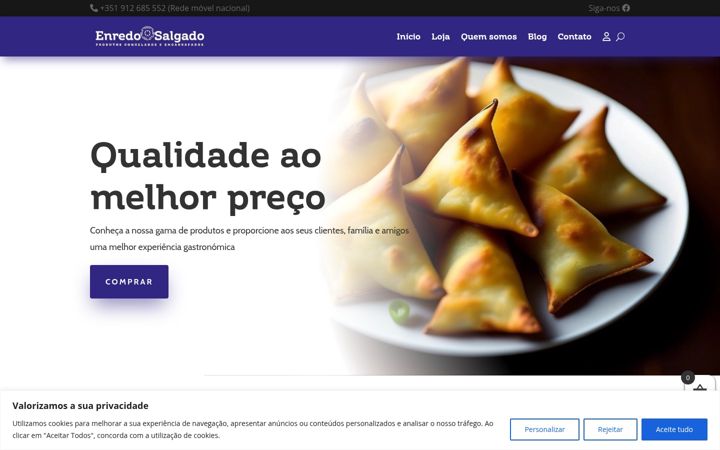 Ekrano kopija enredosalgado.pt