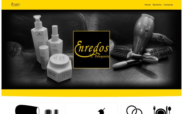 Screenshot of enredospeluqueria.com