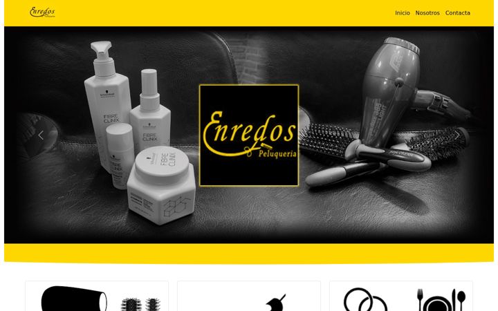 Screenshot of enredospeluqueria.es