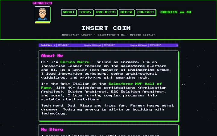 Screenshot of enree.co