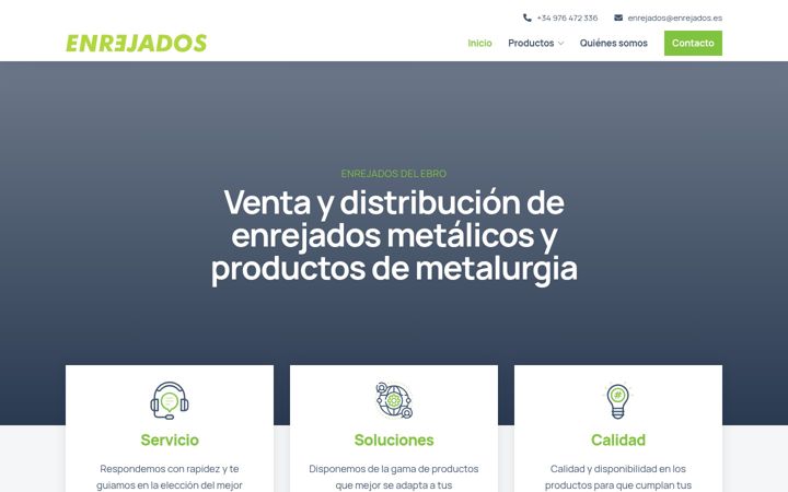 Screenshot of enrejados.es