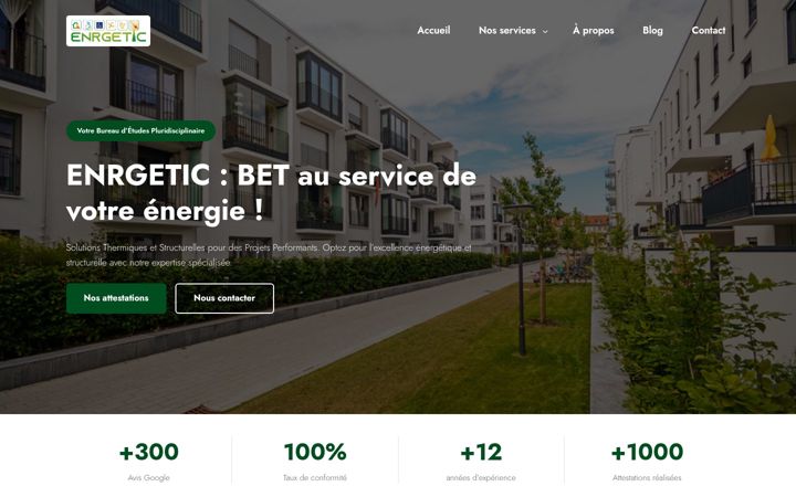 Screenshot of enrgetic.fr