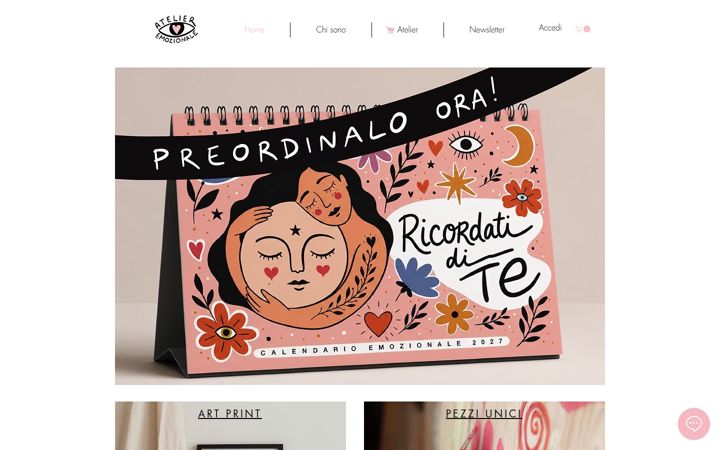 Screenshot of enricamannari.com
