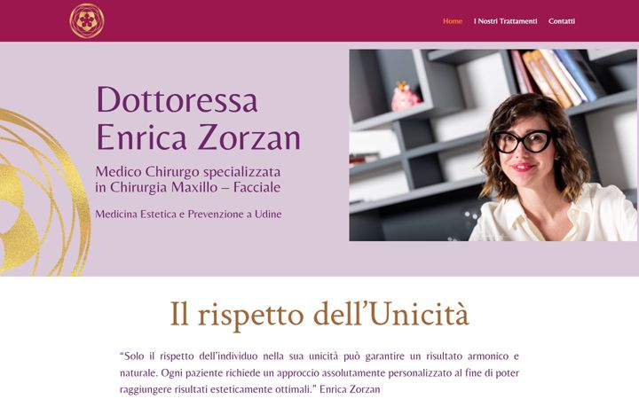Screenshot of enricazorzan.it