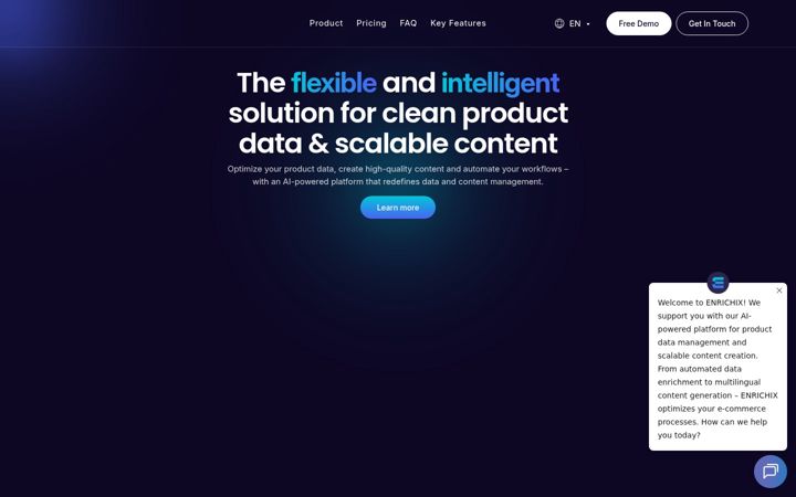 Screenshot of enrichix.com