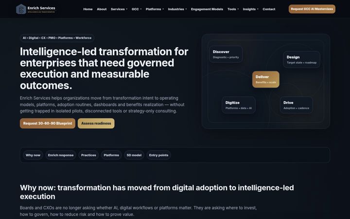 Screenshot of enrichtech.in