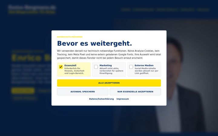 Screenshot of enrico-bergmann.de