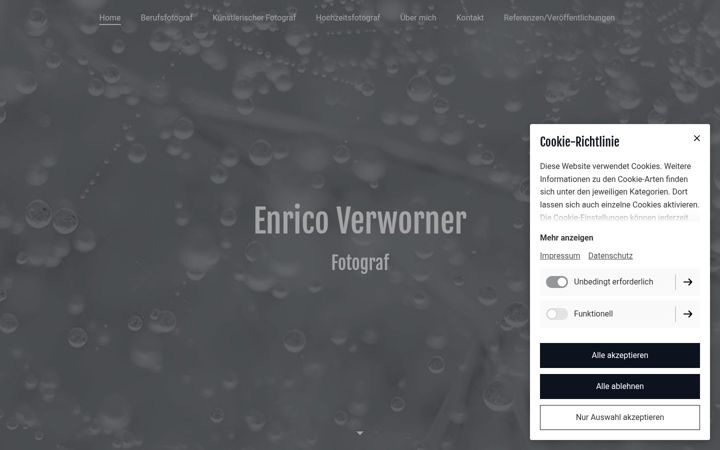 Screenshot of enrico-verworner.de