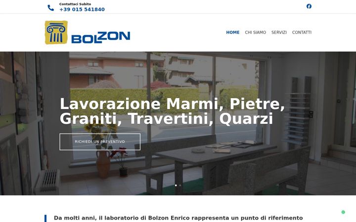 Ekraanipilt saidist enricobolzon.it