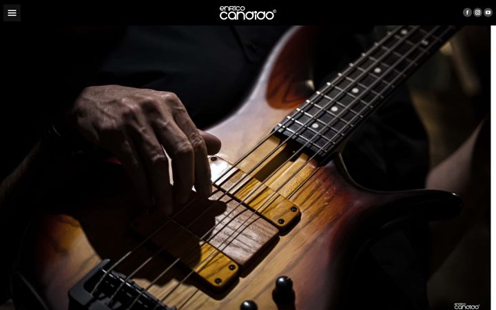 Screenshot of enricocandido.com