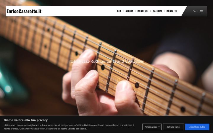Screenshot of enricocasarotto.it