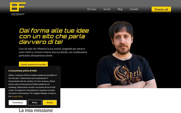 Screenshot of enricofranco.it