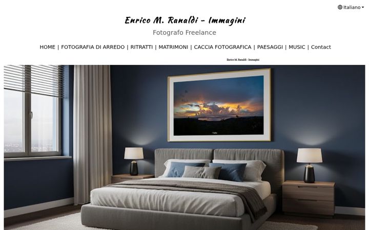 Screenshot of enricomranaldi.eu