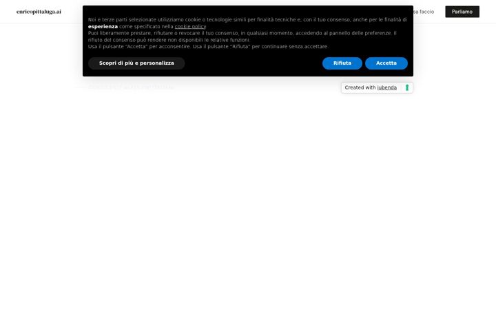 Screenshot di enricopittaluga.ai