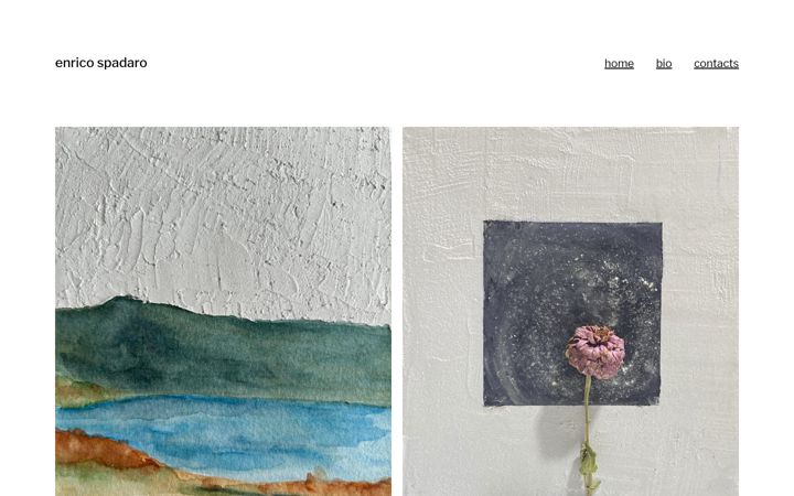 Screenshot of enricospadaro.com
