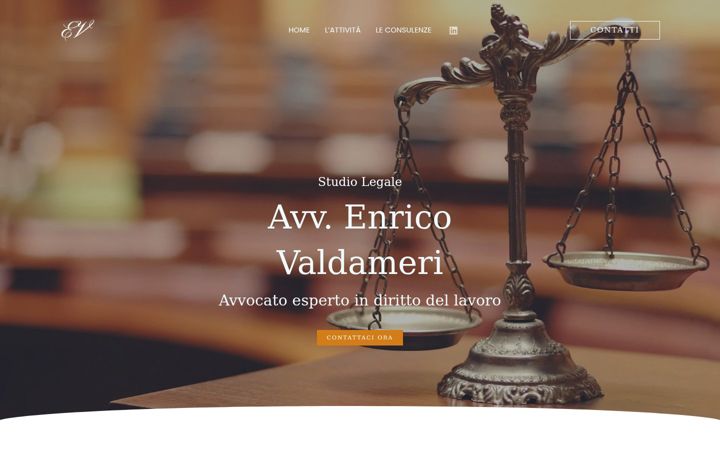Screenshot of enricovaldameri.it
