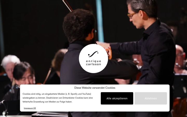 Screenshot of enriquecarlsson.com
