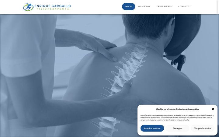 Screenshot of enriquegargallofisio.com