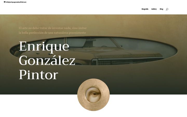 Screenshot of enriquegonzalezoficial.com