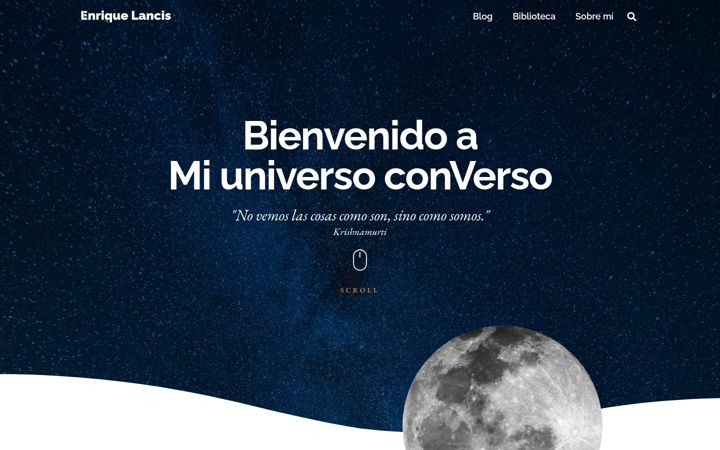 Screenshot of enriquelancis.com