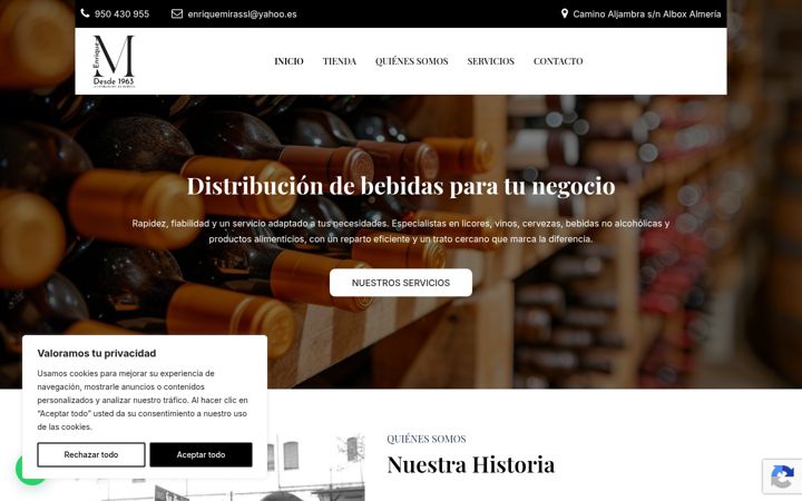 Screenshot of enriquemiras.com