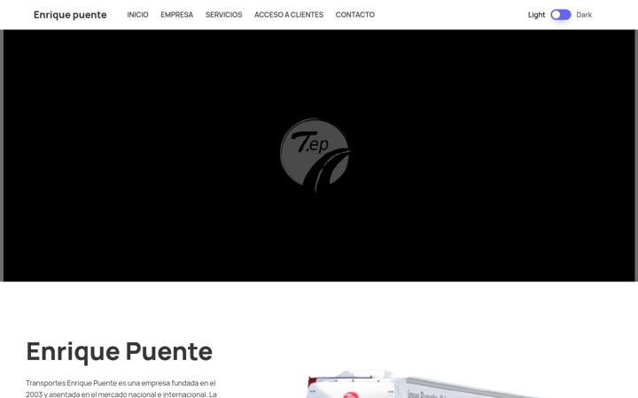 Screenshot of enriquepuente.com