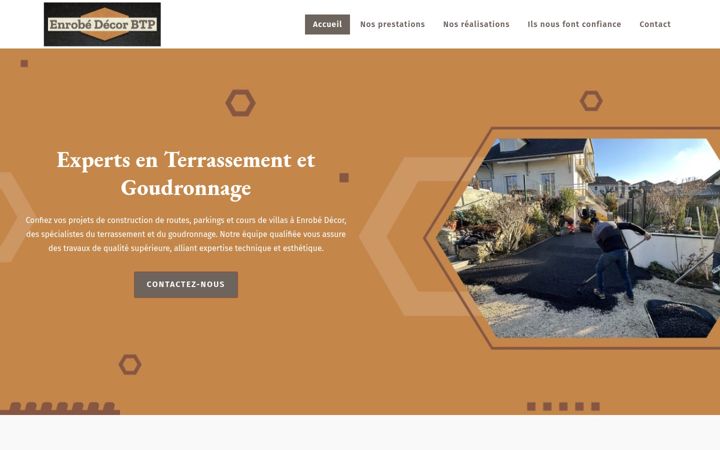 Screenshot of enrobedecor.com