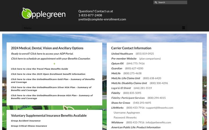 Screenshot of enrollag.com
