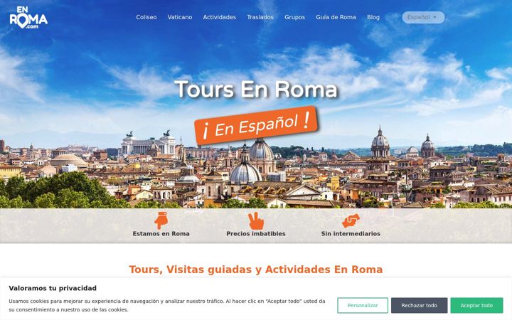 Screenshot of enroma.com