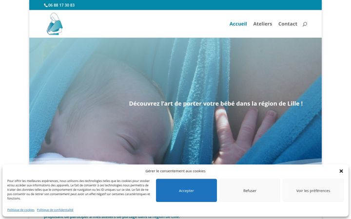 Screenshot of enroutepourleportage.fr