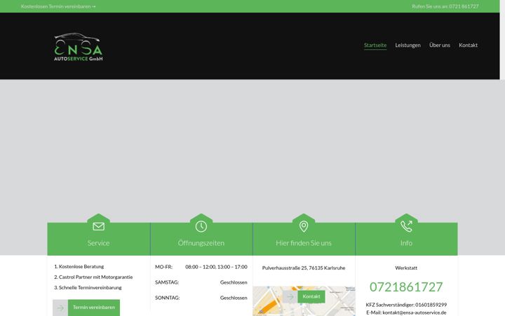 Captura de ecrã de ensa-autoservice.de