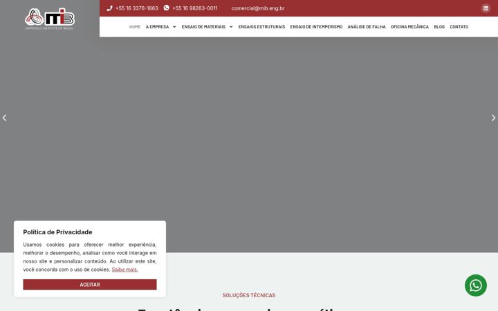 Screenshot of ensaiodetracao.com.br