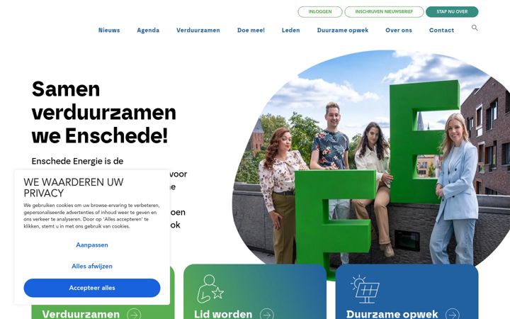 Zrzut ekranu enschede-energie.nl