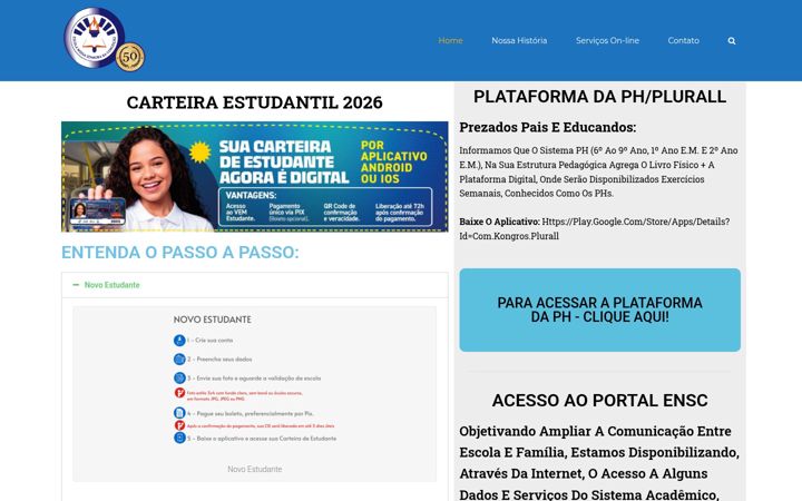 Screenshot of enscweb.com.br