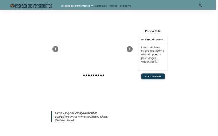 Screenshot von enseadadospensamentos.com.br