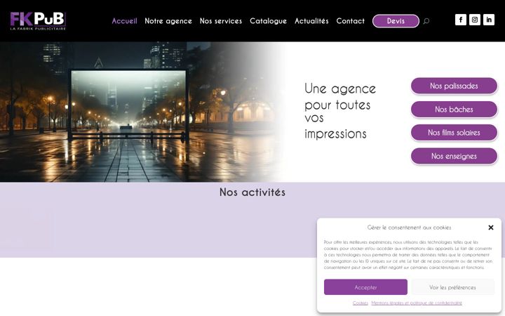 Screenshot of enseigne-signaletique-toulouse.fr