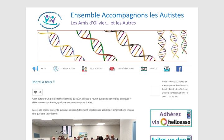 Screenshot di ensemble-accompagnons-les-autistes.fr